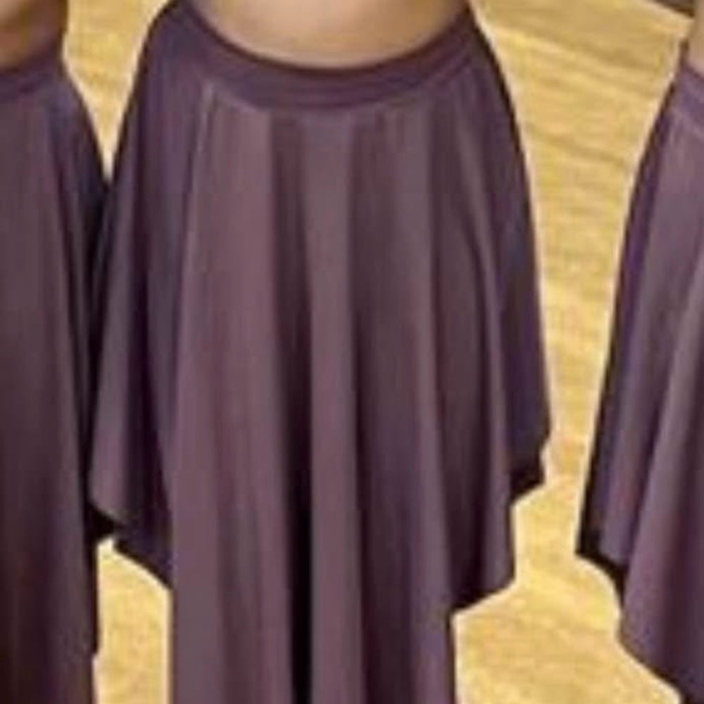 Charming Purple Kids Dance Skirt